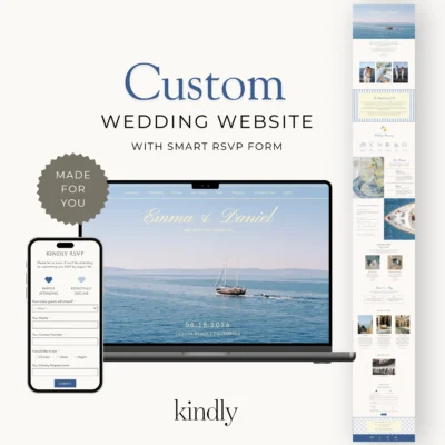 Personalized Wedding Website - WW14